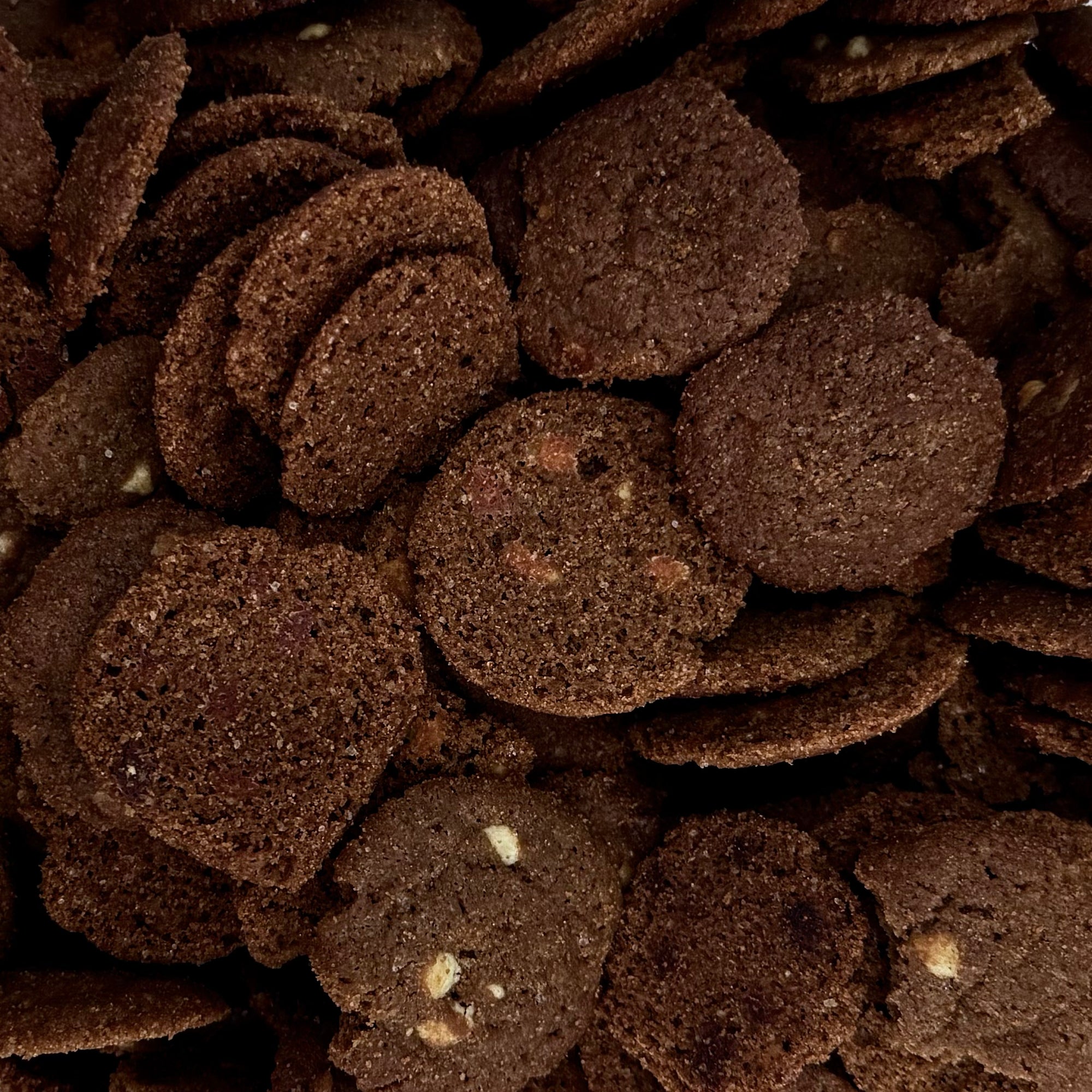 Dark Choc Sea Salt Mini Crispy Cookie