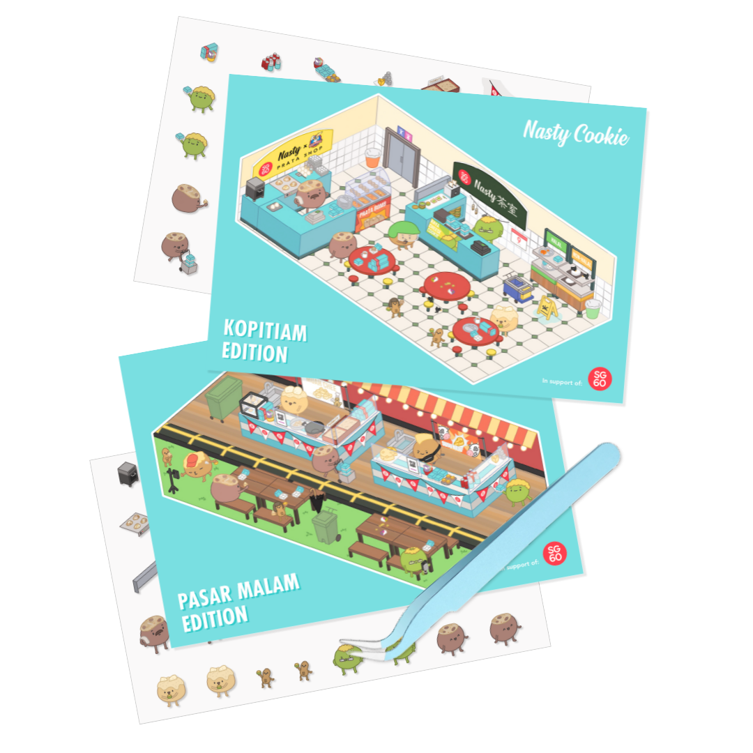 Nasty Cookie® 3D Sticker Pack - My Store